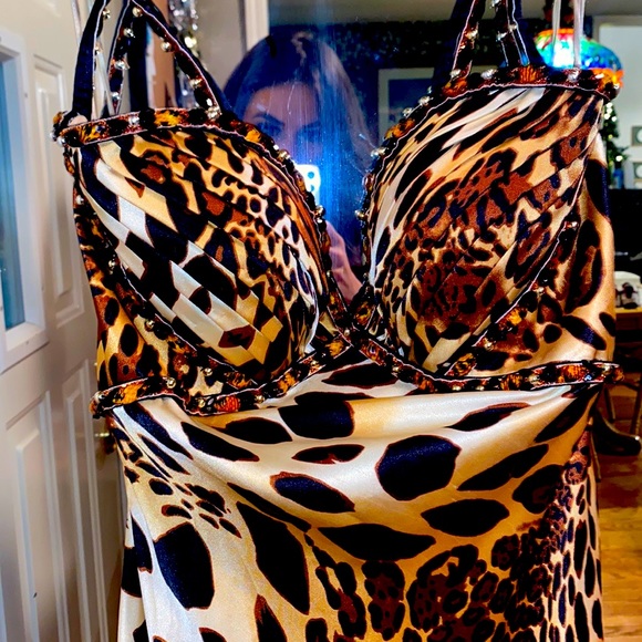 Mori Lee Dresses & Skirts - Leopard formal evening gown 10